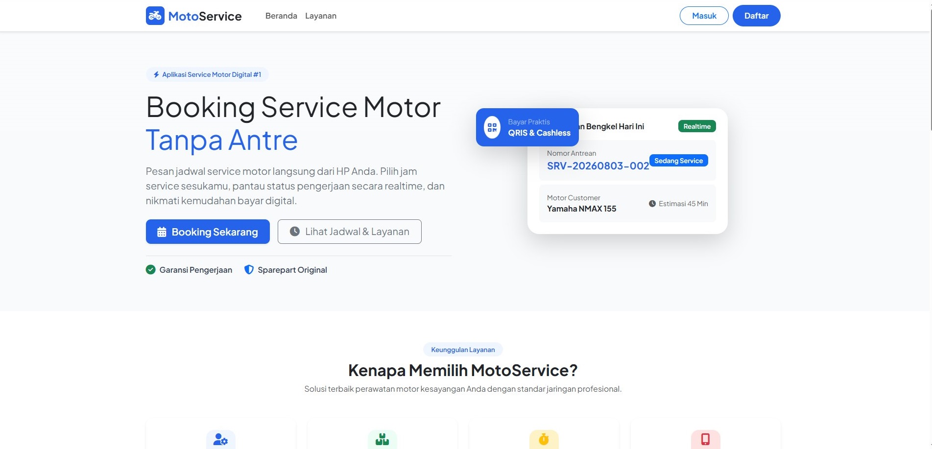 Aplikasi Booking Service